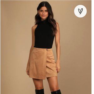 *NWT* Lulu's Tan Wrap Skirt